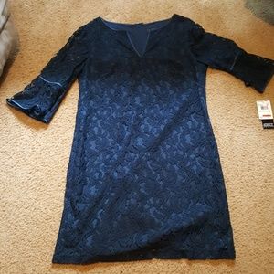 BNWT Navy Blue Lace Dress